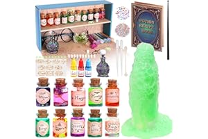 Pllieay Zaubertrank Set Kinder Zaubertränke Magisches Bastelset für Kinder, Zaubertrank Meister Set Bastelspielzeug Kreative Weihnachts- und Geburtstagsgeschenke für Jungen und Mädchen