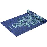 Gaiam Yoga Matı, Premium 6 mm Baskılı Ters &Ccedil;evrilebilir, Kaymaz Egzersiz ve Fitness Matı, T&uuml;m Yoga, Pilates ve Yer Egzersizle