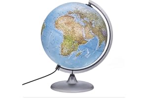 INTERKART ORBIT GLOBES & MAPS Schülerglobus Doppelbild Leuchtglobus 30cm deutsch mit LED Beleuchtung, Aktuelles Kartenbild von 2025