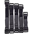 25m/Rotolo 1000in.L x 0.48in.L Fascette in Velcro Riutilizzabili-Nero - Europa