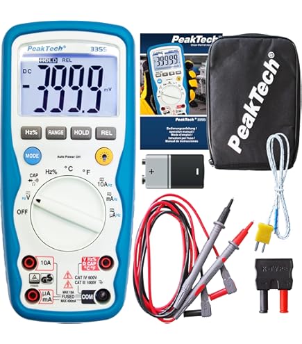 PeakTech P3440 - Multimètre Graphique - 1000 Vca/Vcc - True RMS - 50000 Points