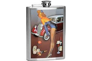 Premiere Housewares 508085 Fiaschetta Over The Bonnet in Acciaio Inox, 237 ml