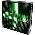 AL-QURAISH MEDICAL PLUS SIGN Led Running/Scrolling Programable Text Message Display Board WI-FI (GREEN, 1FT. × 1 FT. SINGLE SIDE)