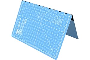 ANSIO Craft Cutting mat A3 Self Healing Foldable Cutting Mat - Quilting, Sewing, Scrapbooking, Fabric & Papercraft - Imperial 17 Inch x 11 Inch -Sky Blue