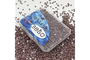 Carsilers Rondes Perles de Peinture Diamant 3860,Diamond Painting de Rechange pour Forets Manquants,Perles de Remplacement Rechange pour Pierres Précieuses,Perles à Broder,3500 Pièces