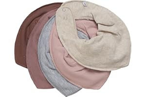 pippi Unisex Bandana Bib - Solid (5-pack) Bandana Bib - solid (5-pack) (pack of 5)