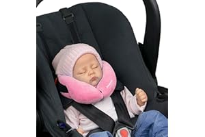 SANDINI SleepFix® Baby – Baby Schlafkissen/Nackenkissen mit Stützfunktion – Kindersitz-Zubehör für Auto/Fahrrad/Reise – Kopfstütze/Sitzverkleinerung/Verhindert das Abkippen des Kopfes im Schlaf