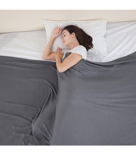 Manta Refrescante Bedsure Para Verano 220x240cm - Tecnología Arc-chill Q-Max 0,4, Reversible, Para Dormir Fresco