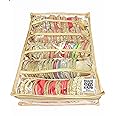 SNA 5 rola satin Bangle churi vanity Vanity Multipurpose Cosmetic Pouch Jewellery Make up Organiser Necklace Pouch Traveling Kit for Women and Girls