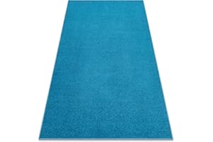 RUGSX Tappeto monocolore ETON per qualsiasi stanza, soggiorno, camera da letto, stanza dei bambini, tappeti, turchese, misure differenti, 350x400 cm