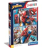 Clementoni Supercolor 2 Puzzles De 60 Piezas | Marvel Spidey Y Sus Amigos | Para Niños A Partir De 4 Años | Hecho En Italia | 27x19 Cm Cada Uno | Materiales Reciclados
