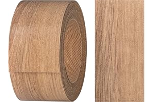 haggiy Edging Tape Melamine with Hot Melt Adhesive 40 mm x 5 m | Iron-On Edging Tape for Shelves & Panels | Edge Tape - Decoration: Wild Oak