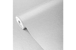 MICTER Cuero Adhesivo, 40x200cm Cuero Adhesivo para Tapizar, Polipiel Adhesiva Piel para Tapizar para Muebles, Sofá, Asiento de Coche, Silla de oficina, Reparación y Renovación (Plata Perla)