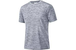 MAGCOMSEN Men's T-Shirts Shorts Sleeve Quick Dry Running Tops Lightweight Gym T-Shirts Summer Hiking Shirt for Men