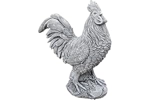 stoneandstyle Il Gallo - Figura de piedra, diseño de gallo