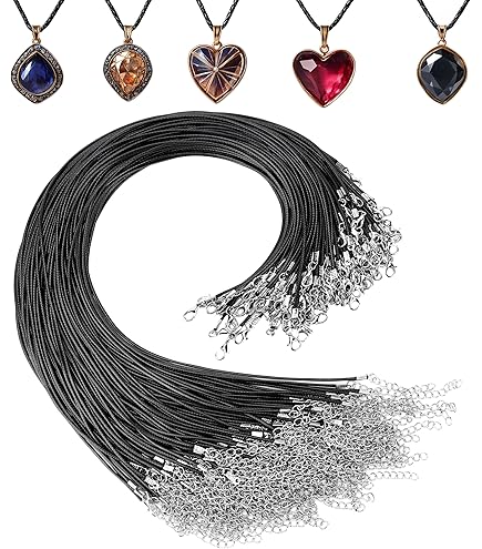 Uitndvyte Lot De 10 Colliers En Cuir Avec Nœud Coulissant Pour Créer Des Accessoires Uniques