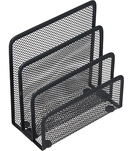 MegaCrea Range-Courrier En Bois Naturel 25 X 15,5 X 12 Cm - Support à Décorer DIY