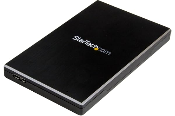 StarTech.com Boîtier USB 3.1 (10 Gb/s) pour disque dur SATA III de 2,5" - Boîtier HDD / SSD externe portable - Aluminium (S251BMU313)