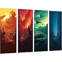 Wandbild Harley Davidson Motorrad - 3-teilig, 97x62cm, Holzdruck, Schwarz-weiß Rennmotiv