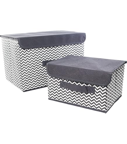 Clay Roberts Aufbewahrungskörbe 3er Set – Gewebte Stoffboxen, Klein, Weiß, Für Küche, Bad, Regal