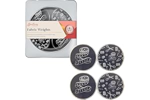Sew Easy Pesas de Tela, Manualidades, Corte de Patrones, Costura, sastrería, Acolchado, Nociones, 50 x 5mm