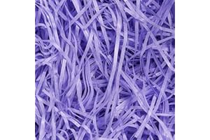 JEEMOOTOWN 500g Carta Tagliuzzata per Regali - Lilla - Paglia per Cesti - Ideale Paglia Confezioni per Scatole Regalo