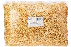 Box.it.pack.it Shredded Crinkle ZigZag Kraft Paper, Cream, 1kg