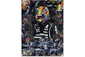 ‎ARTLAND ARTland Wanddeko Wandbild Alu Verbundplatte für Innen & Outdoor Bild 30x40 cm Sir Lewis Hamilton Legende Mercedes Rennfahrer Auto Formel 1 Rennen Sport U3UD