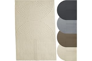 Twinzen - Entrématta för inomhus/utomhus, Oeko-Tex-certifierad - 70x120 cm - Entrématta med bågmönster, halkfri, tvättbar, ab