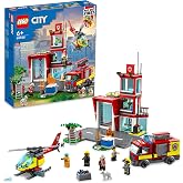 LEGO&reg; City İtfaiye Merkezi 60320-6 Yaş ve &Uuml;zeri &Ccedil;ocuklar i&ccedil;in 2 LEGO City Maceraları TV Dizisi Karakteri İ&ccedil;eren Oyuncak Yapım