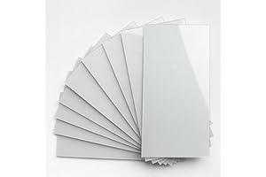 M MOFIT Large Subway Wall Tiles Self Adhesive for Kitchen,Individual Tile Stickers Stick on Tiles Bathroom Waterpoof CM 10x20(Grey 23Tiles)