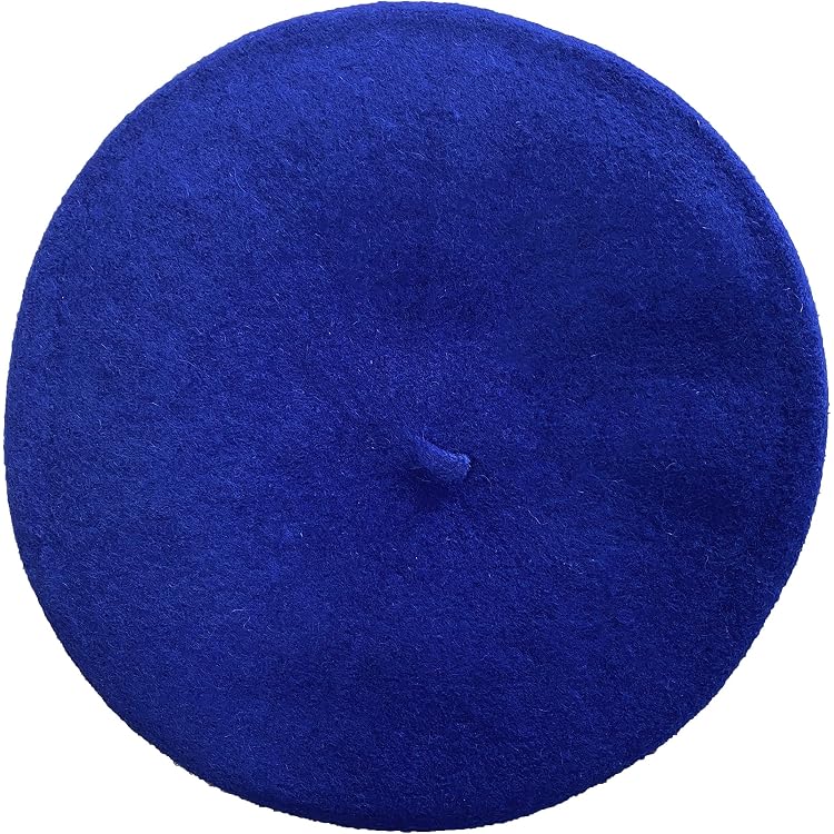 Béret En Laine Français Pour Homme - Style Artistique Parisien - Taille M/L