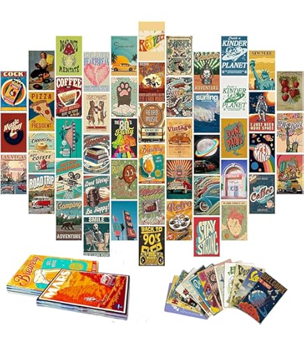 Rockposters Uit De Jaren 80 : LAPNOXX 100 Pcs Rock Posters