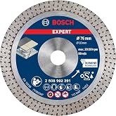 Bosch 1x EXPERT Hard Ceramic elmas kesme diski, 76x1,5x10 mm | Sert fayanslar i&ccedil;in, sert taş, &Oslash; 76 mm, profesyonel aksesuar m