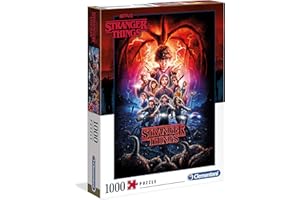 Clementoni Stranger Things Puzzle, Wielokolorowe, 1000 Elementów/od 10 Lat, 39543