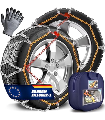 E 9 Neo Juego 2 Cadenas De Nieve, 9mm. E 9 Neo, Talla 140 Para Varias Medidas De Neumaticos