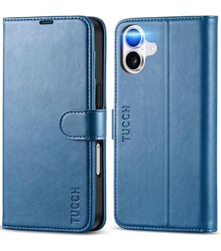 TUCCH IPhone 16 Pro Max Hülle Mit Kartenfach & Standfunktion - Schwarz
