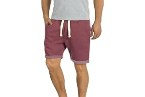 BLEND Timo Pantalón Corto Chándal Sweat- Bermudas para Hombre con Forro Polar Suave Al Tacto