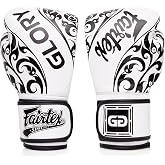 Fairtex BGVG2 - Boks Eldiveni Glory Sınırlı Sayıda - Beyaz/Siyah-10 Oz