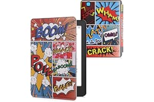 kwmobile Custodia eReader Compatibile con Kobo Aura Edition 2 Cover - eBook Reader Flip Case - multicolore - Pop Art