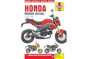 Honda Msx125 (Grom) '13 to '18: Haynes Service & Repair Manual