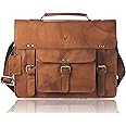 Wildhorn Genuine Urban Vintage Leather 15 Inch Laptop Messenger Bag For Men | Everyday Multipurpose Traveller Office Bag (Mb288A)