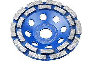 Disque Diamant 125mm Meuler Poncer Béton Pierre Granit - Meule Abrasive