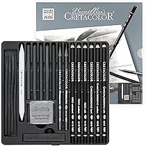 Cretacolor Silver Box Set Disegno Grafite 15 Pezzi - Custodia Metallica