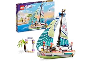 LEGO 41716 Friends L’Aventure en Mer de Stéphanie: Exploration Marine avec Bateau, Mini-poupées, Jeu de Construction, Aventure, Cadeau Stimulant pour Enfants Dès 7 Ans