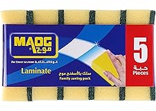 Maog Sponge Scrubber, Laminate, 5 Pcs