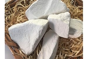 UCLAYS WHITE MOUNTAIN edible Chalk chunks (lump) natural for eating (food), 4 oz (110 g)