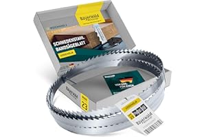 QUALITÄT AUS DEUTSCHLAND BAYERWALD WERKZEUGE Bayerwald Uddeholm - Lama per sega a nastro, 2240 x 15 x 0,5 x 6, adatta per tutti i tipi di legno/sega a nastro Scheppach hbs 300