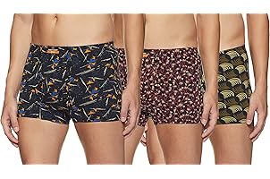 Dixcy Scott Men’s Trunk Snug Fit Solid Innerwear (Pack of 3)
