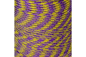 SAVAGE ISLAND Army Military Paracord Reel 3mm Basha Tent Bivi Camping Guy Rope Para Cord (Purple Yellow, 100ft)